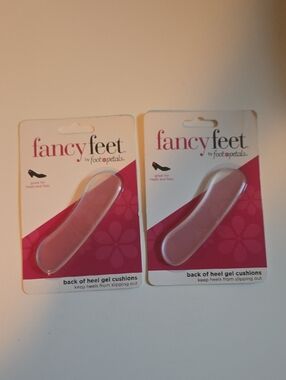 Back-of-Heel Gel Cushions — Clear